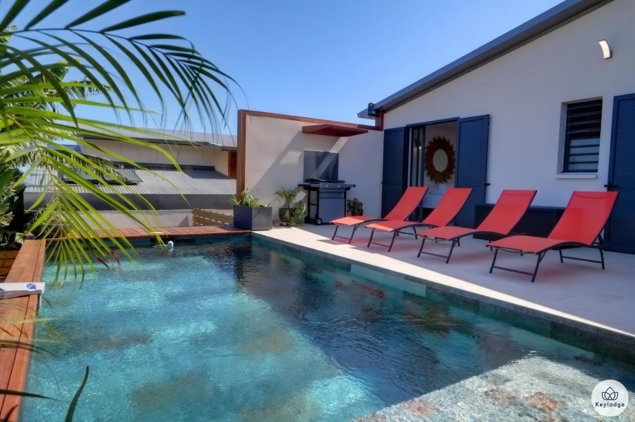 Villa Aïna - Piscine 4 étoiles - Vue mer - Saint Leu Esterno foto