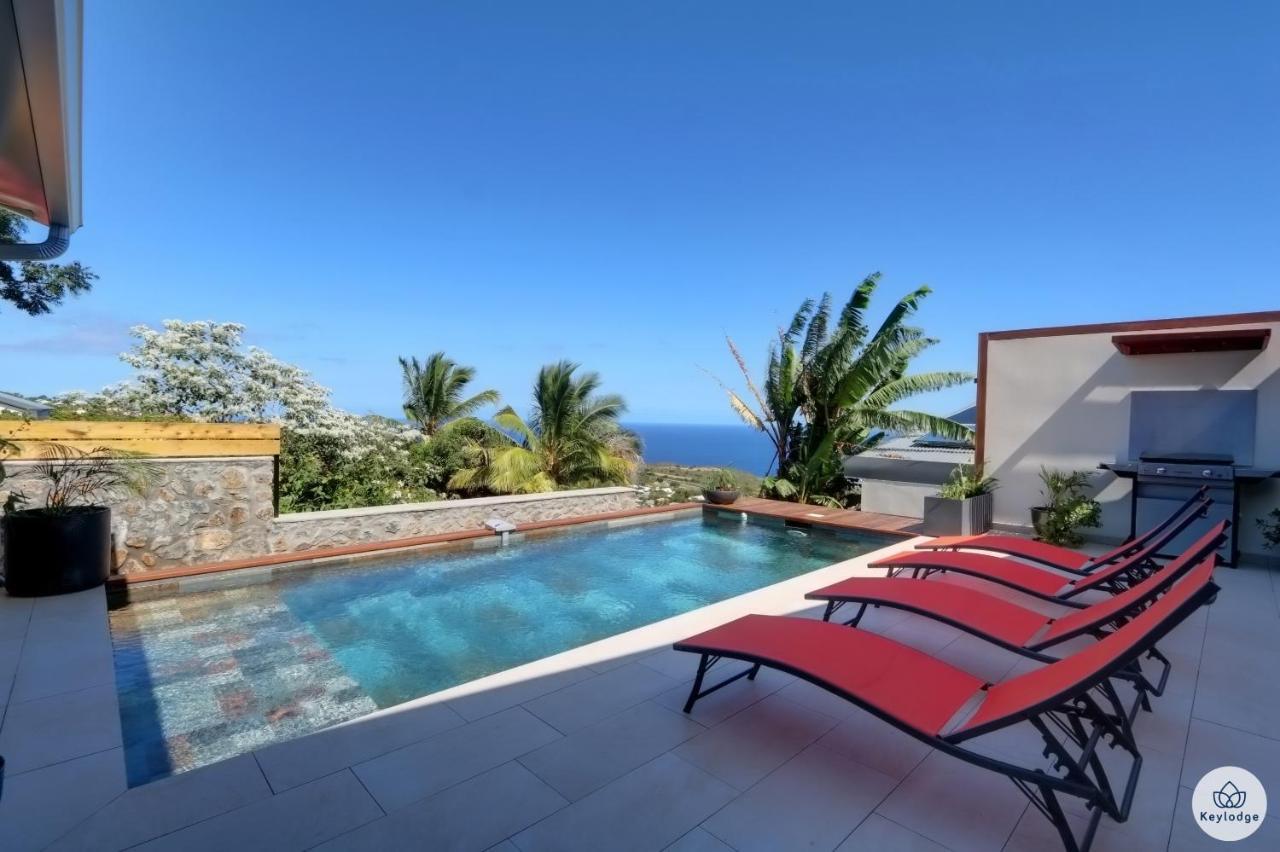 Villa Aïna - Piscine 4 étoiles - Vue mer - Saint Leu Esterno foto