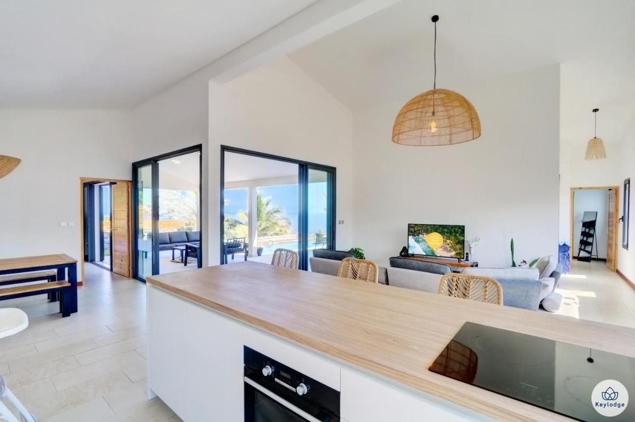 Villa Aïna - Piscine 4 étoiles - Vue mer - Saint Leu Esterno foto
